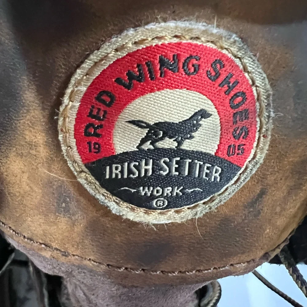 Irish Setter by Red Wings Dark Brown Leather work boots Men’s 11.5 - Picture 4 of 7